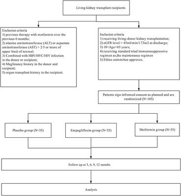 Ameliorating Metabolic Profiles After Kidney Transplantation: A Protocol for an Open-Label, Prospective, Randomized, 3-Arm, Controlled Trial